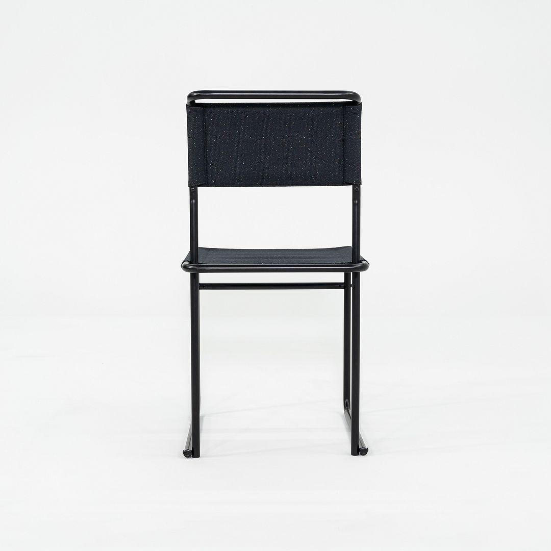 Acier 2023 Marcel Breuer pour Tecta Chaise de salle à manger B40 avec tissu et structure noirs en vente