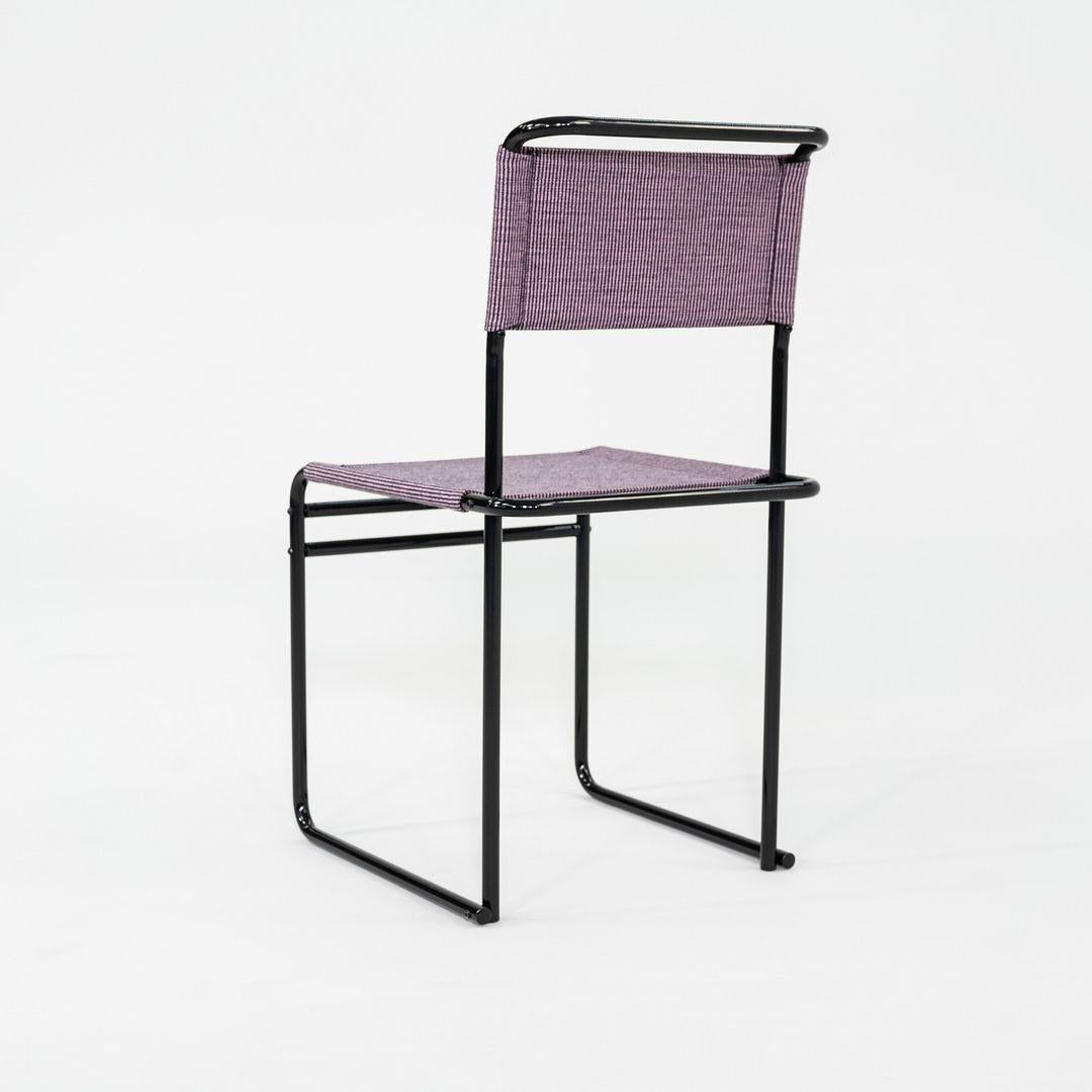 2023 Marcel Breuer pour Tecta Chaise de salle à manger B40 avec tissu violet et structure noire Excellent état - En vente à Philadelphia, PA