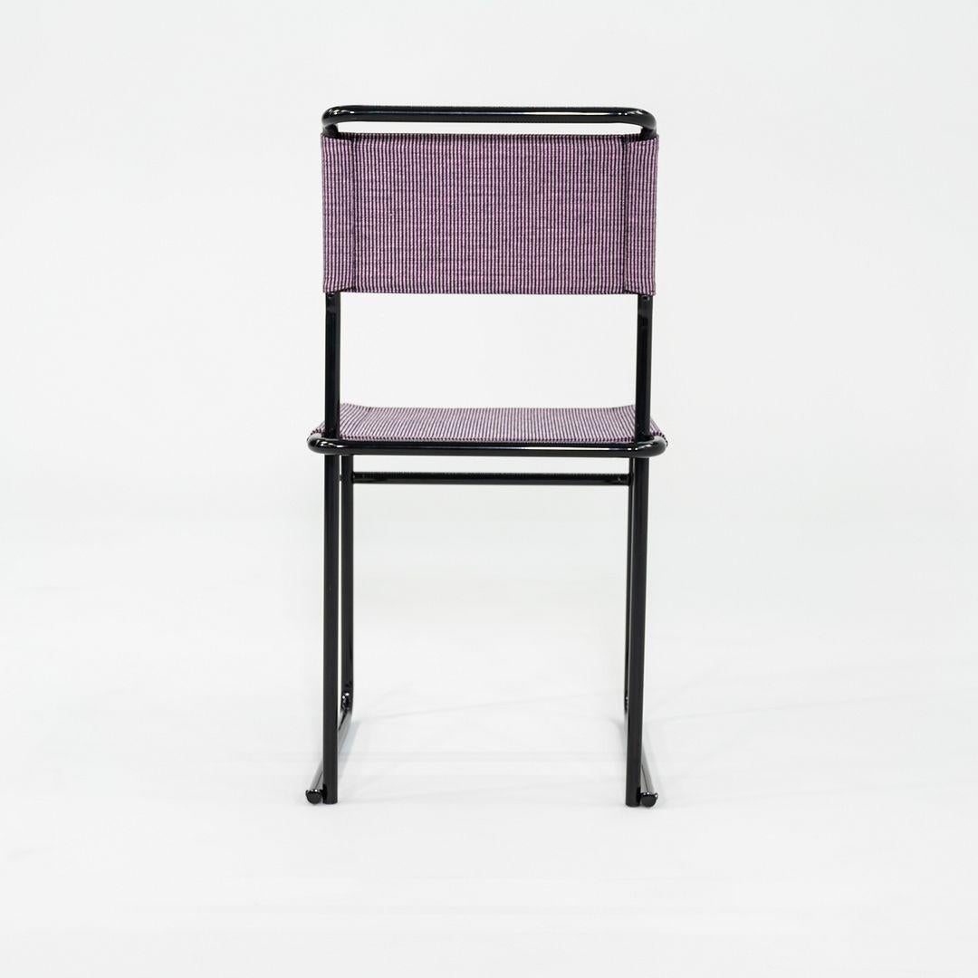 XXIe siècle et contemporain 2023 Marcel Breuer pour Tecta Chaise de salle à manger B40 avec tissu violet et structure noire en vente