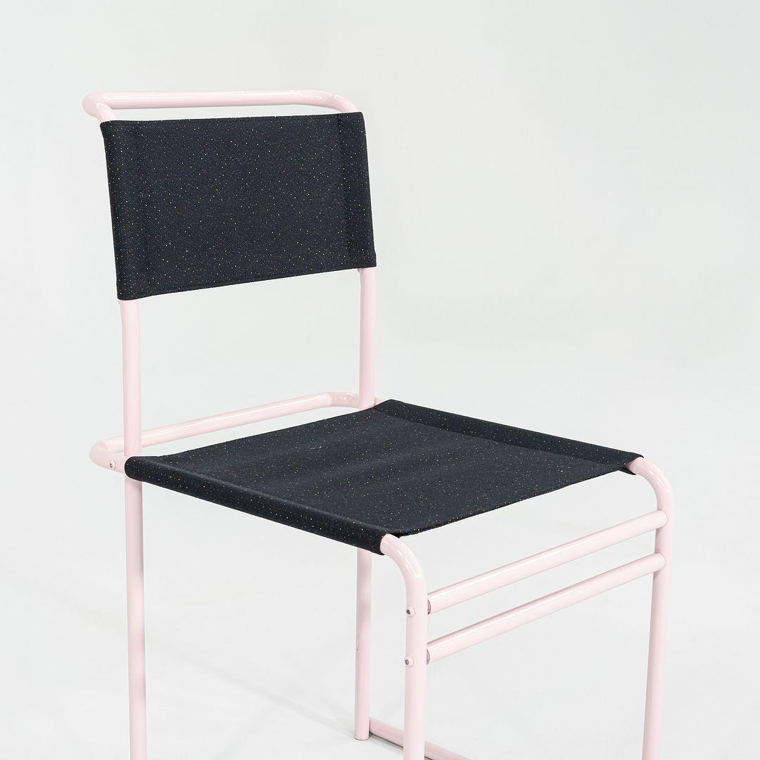 2023 Marcel Breuer pour Tecta B40 Chaise de salle à manger / d'appoint en tissu noir avec cadre en vente 4