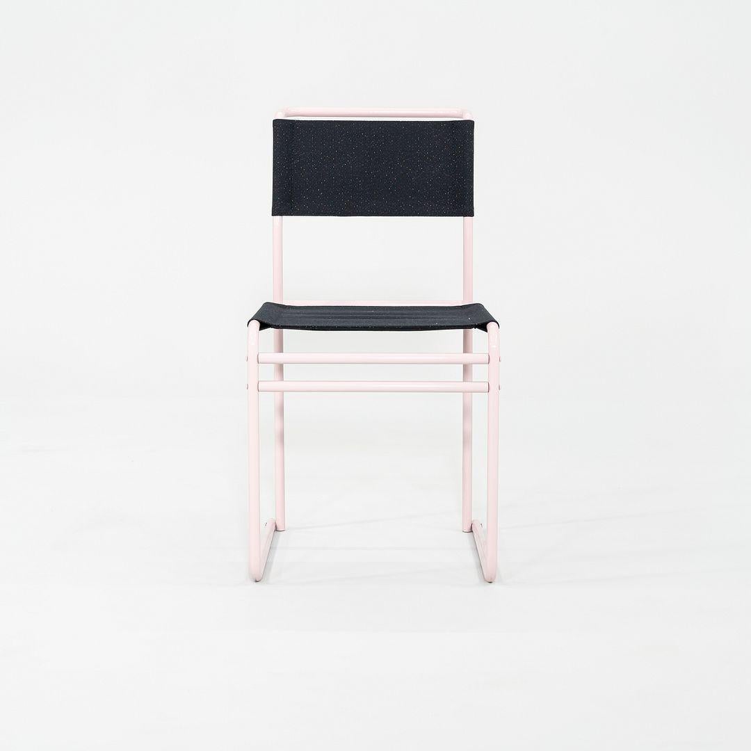 Allemand 2023 Marcel Breuer pour Tecta B40 Chaise de salle à manger / d'appoint en tissu noir avec cadre en vente