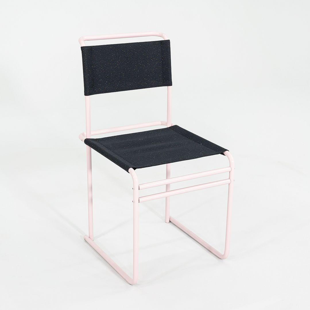 2023 Marcel Breuer pour Tecta B40 Chaise de salle à manger / d'appoint en tissu noir avec cadre en vente 1