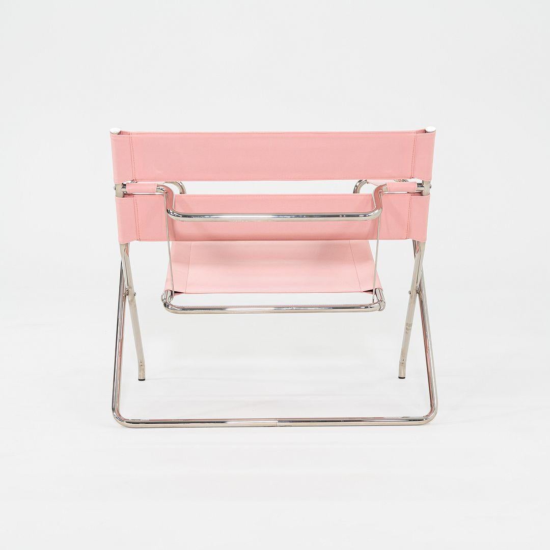 2023 Marcel Breuer para Tecta D4 Silla de salón plegable Bauhaus Tela y cromo Moderno en venta