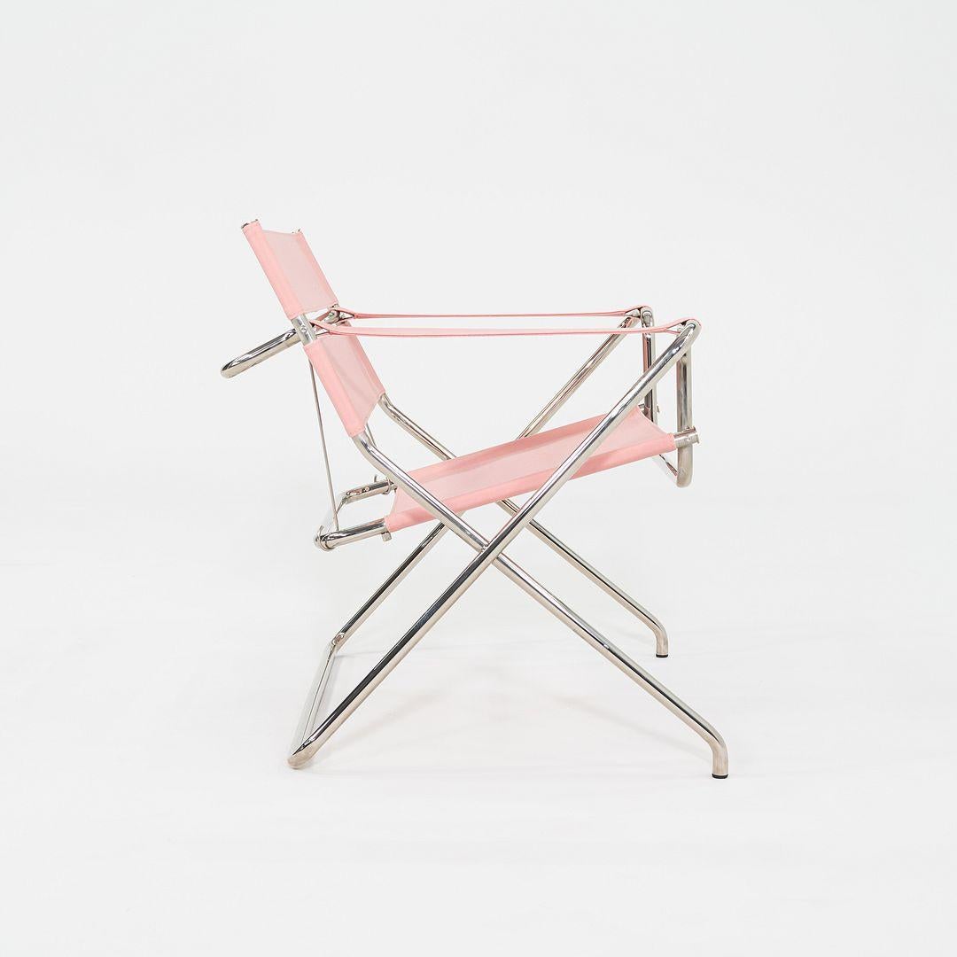 2023 Marcel Breuer para Tecta D4 Silla de salón plegable Bauhaus Tela y cromo en Excelente estado para la venta en Philadelphia, PA