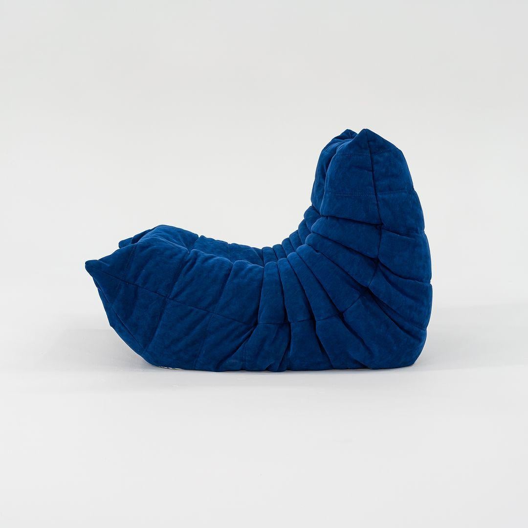French 2023 Michel Ducaroy for Ligne Roset TOGO Fireside Lounge Chair - Infanta Blue