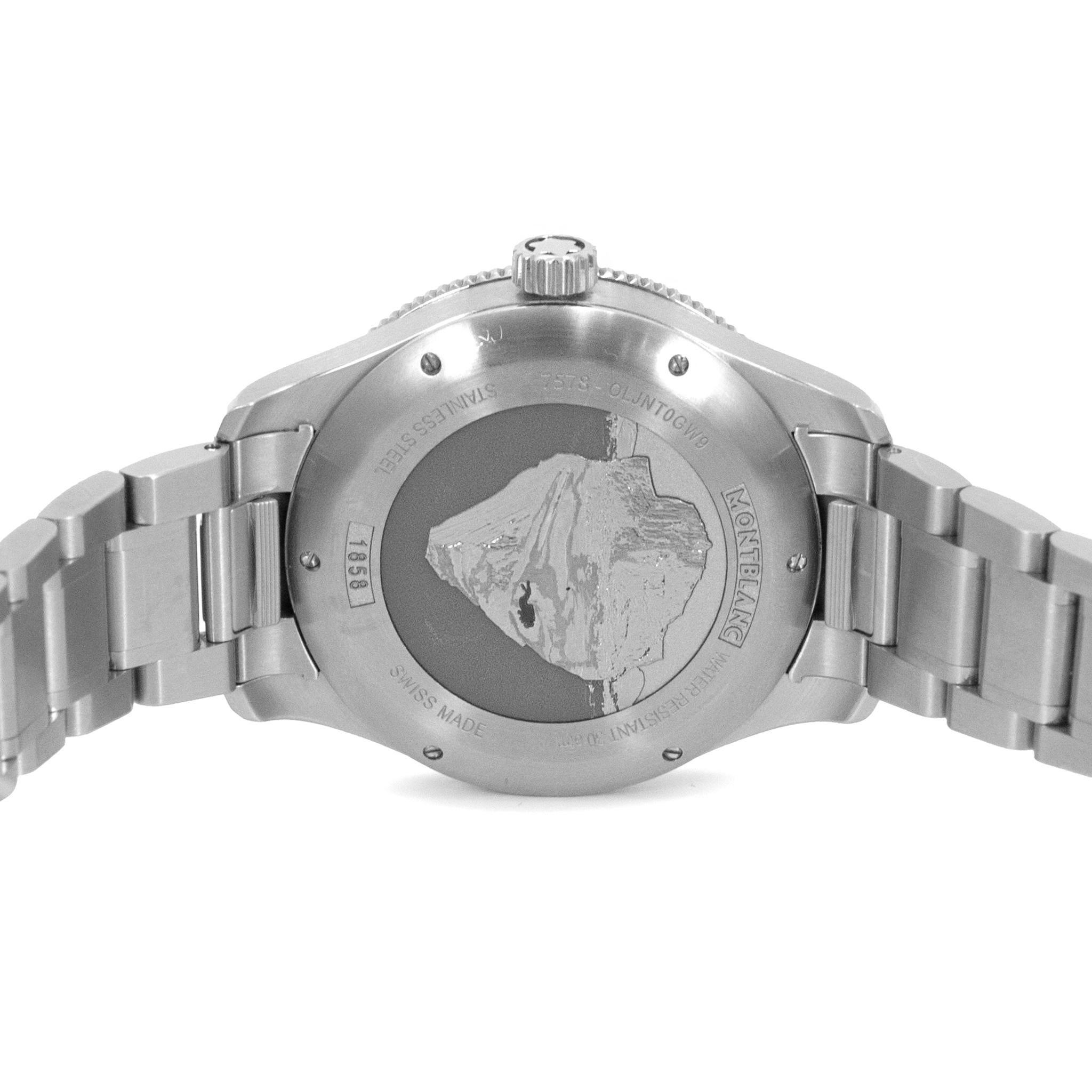 2023 Reloj Montblanc 1858 42MM 129373 Esfera verde Bisel verde Acero Automático en venta 1