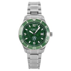 2023 Montblanc 1858 42MM 129373 Quadrante Verde Lunetta Verde Orologio Automatico Steele
