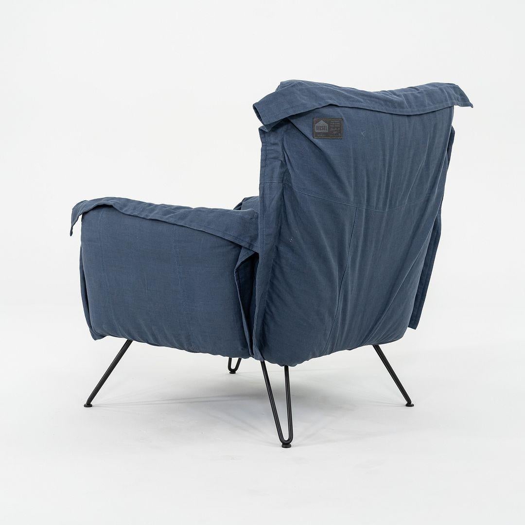 2023 Sillón Moroso for Diesel Cloudscape Lounge con Pluma de Ganso en Tela Italiano en venta