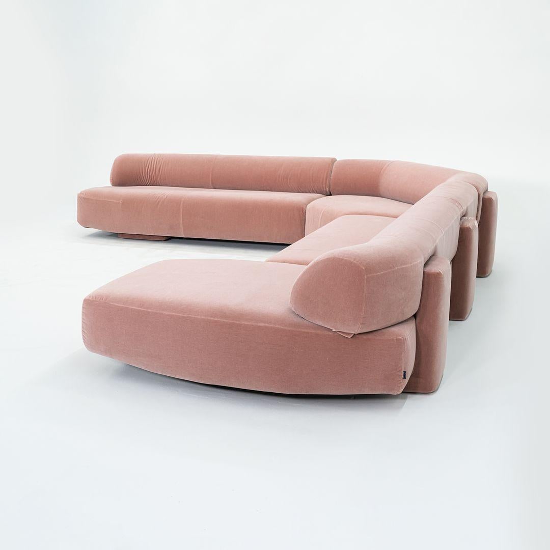 Wood 2023 Moroso Gogan Composition SP4 from MO10631 by Patricia Urquiola - Right Pink For Sale