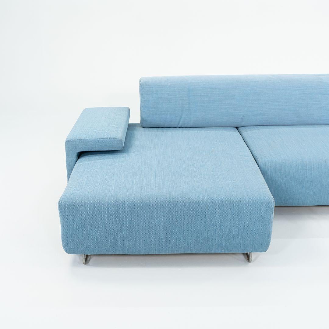 2023 Divano Moroso Lowland Composition A2R o A2L di Patricia Urquiola Tessuto blu in vendita 4