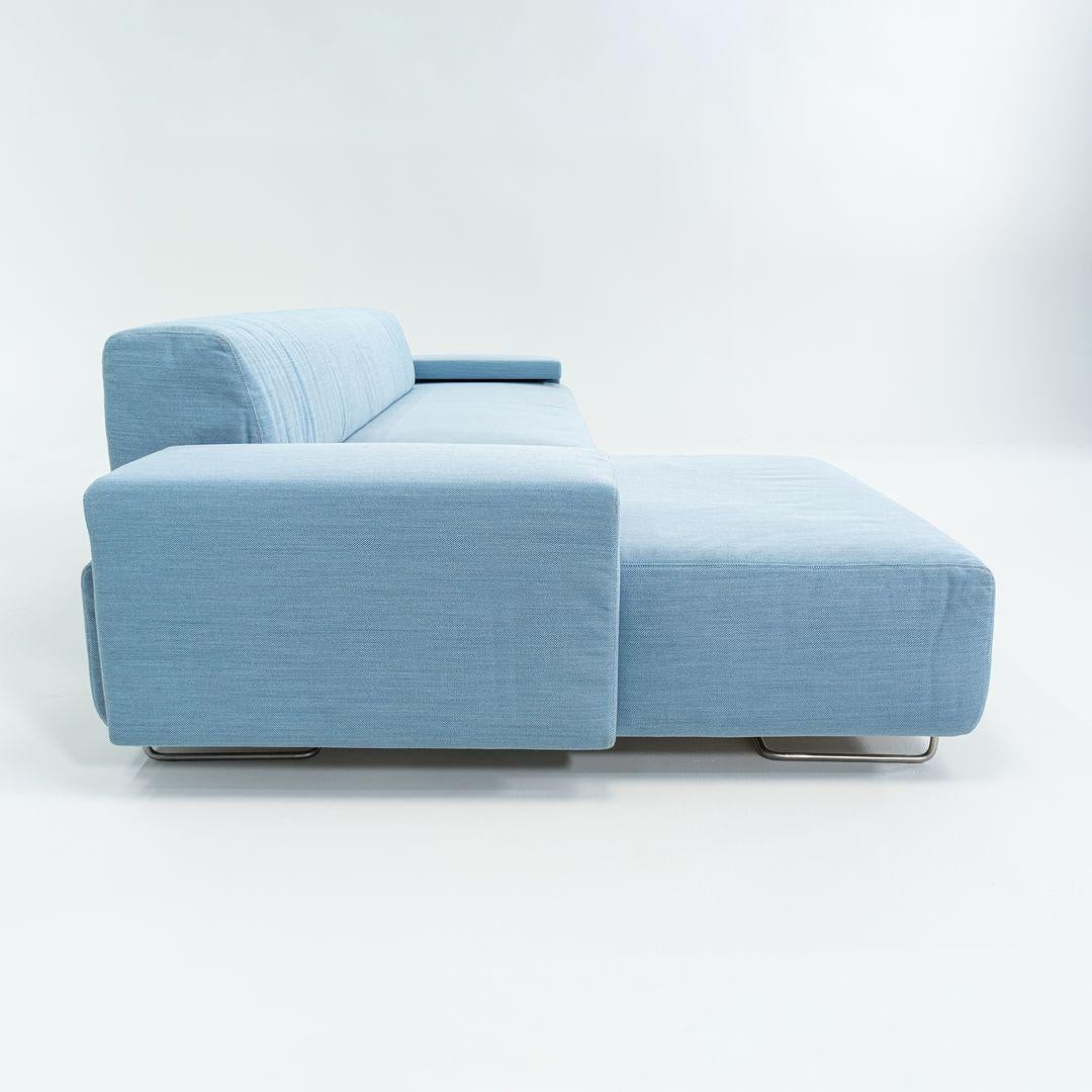 2023 Divano Moroso Lowland Composition A2R o A2L di Patricia Urquiola Tessuto blu In condizioni ottime in vendita a Philadelphia, PA