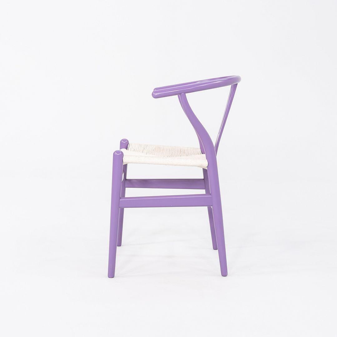 2023 Paire de chaises Hans Wegner pour Carl Hansen CH24 Wishbone en hêtre lavande en vente 3