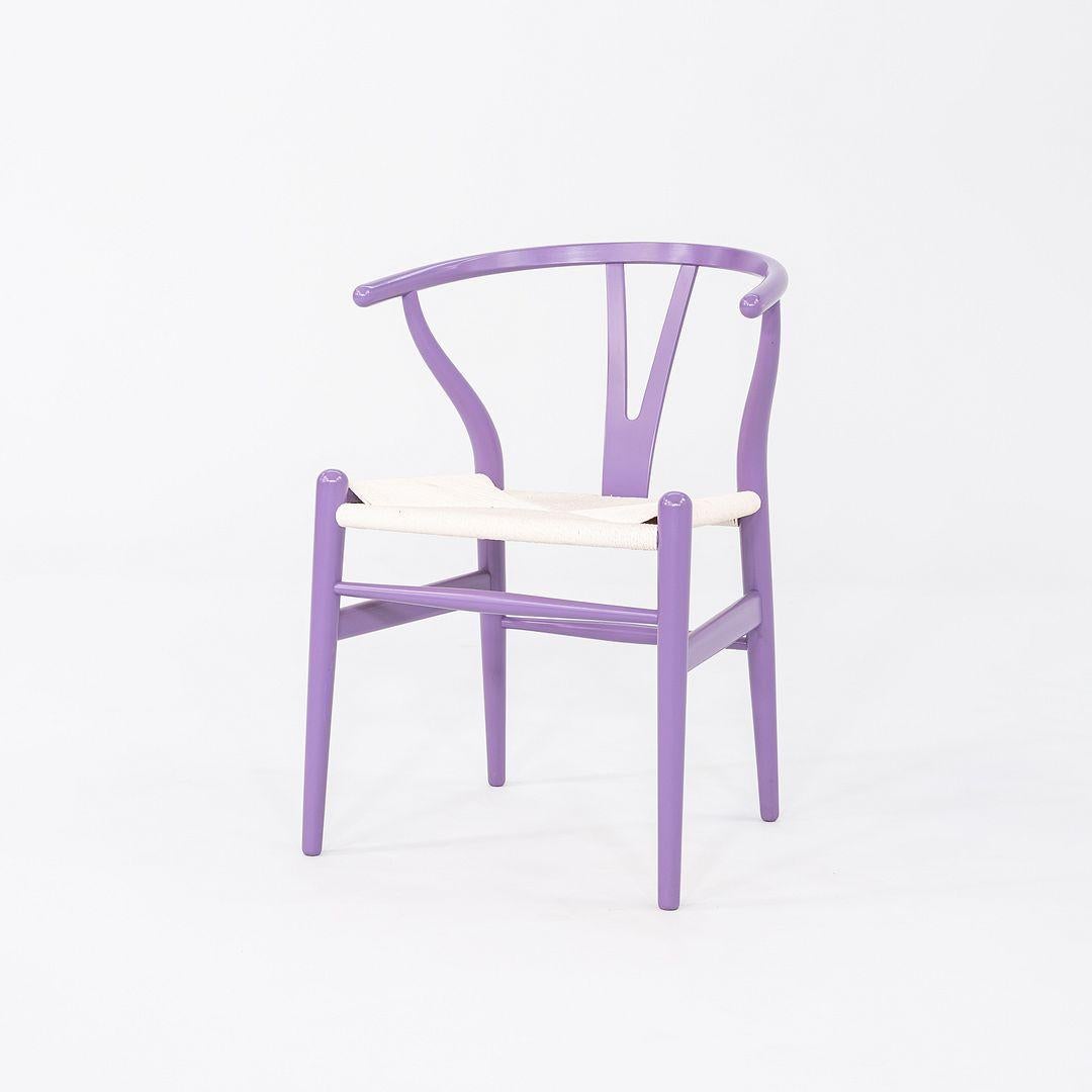 2023 Paire de chaises Hans Wegner pour Carl Hansen CH24 Wishbone en hêtre lavande en vente 4