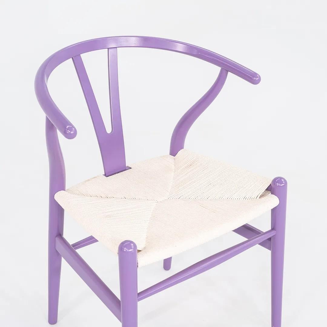 2023 Paire de chaises Hans Wegner pour Carl Hansen CH24 Wishbone en hêtre lavande en vente 5