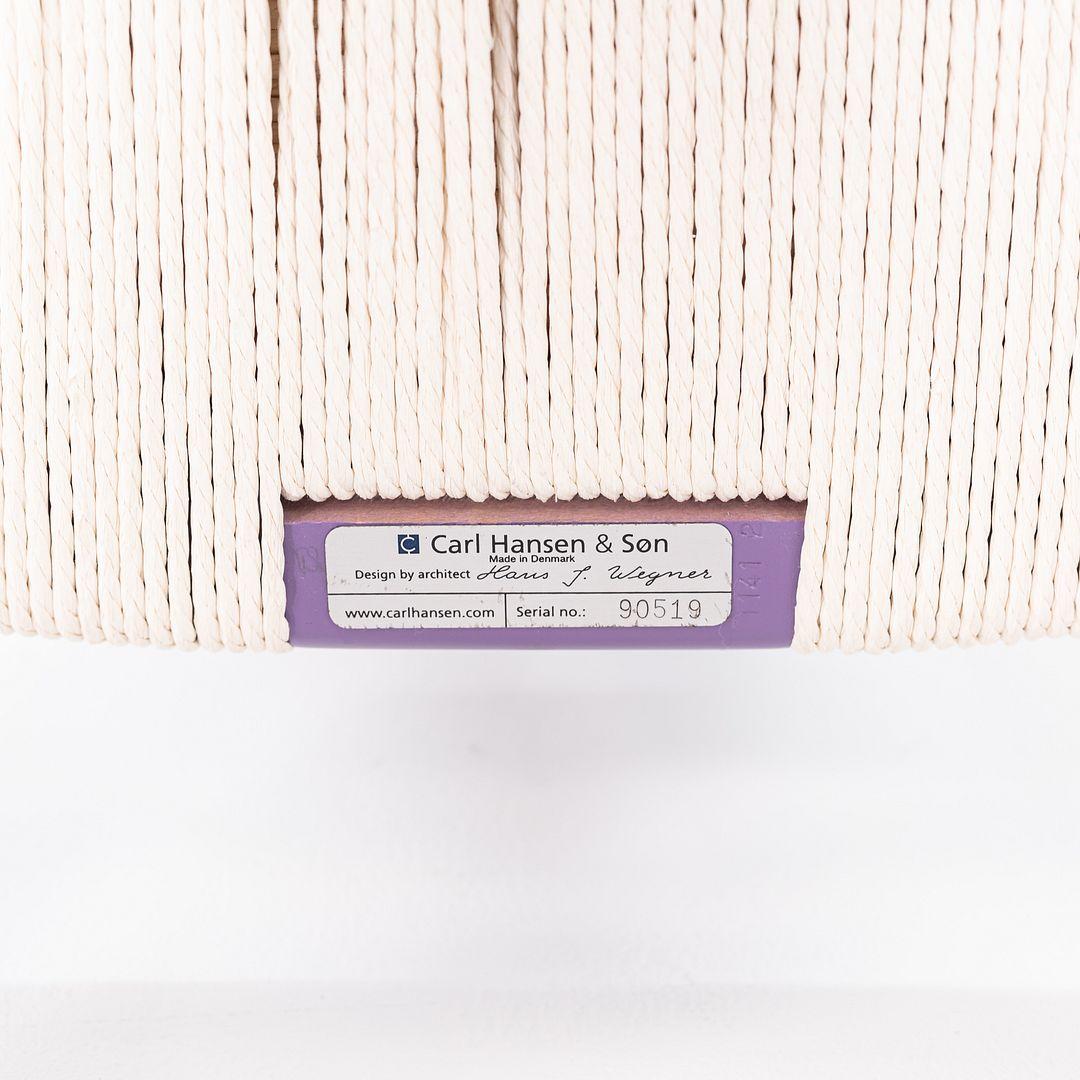 XXIe siècle et contemporain 2023 Paire de chaises Hans Wegner pour Carl Hansen CH24 Wishbone en hêtre lavande en vente