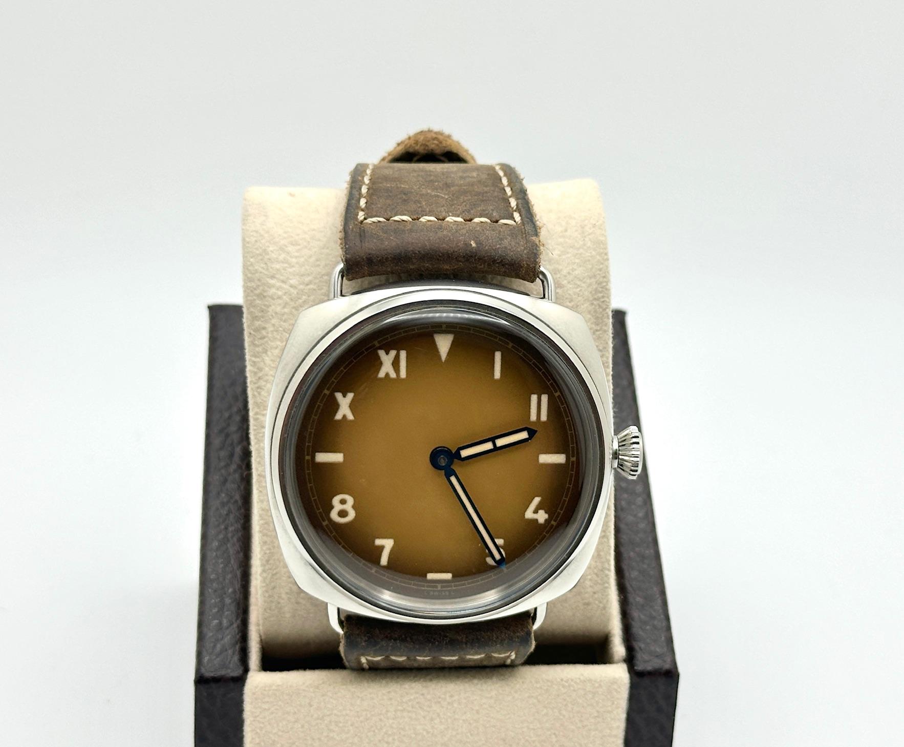 Numero di stile: PAM00931



Anno: 2023

 

Model: Panerai Radiomir California

 

Materiale della cassa: Acciaio inossidabile

 

Fascia: pelle marrone

 

Lunetta: Acciaio inossidabile

  

Quadrante: Marrone

 

Cristallo: cristallo di zaffiro

