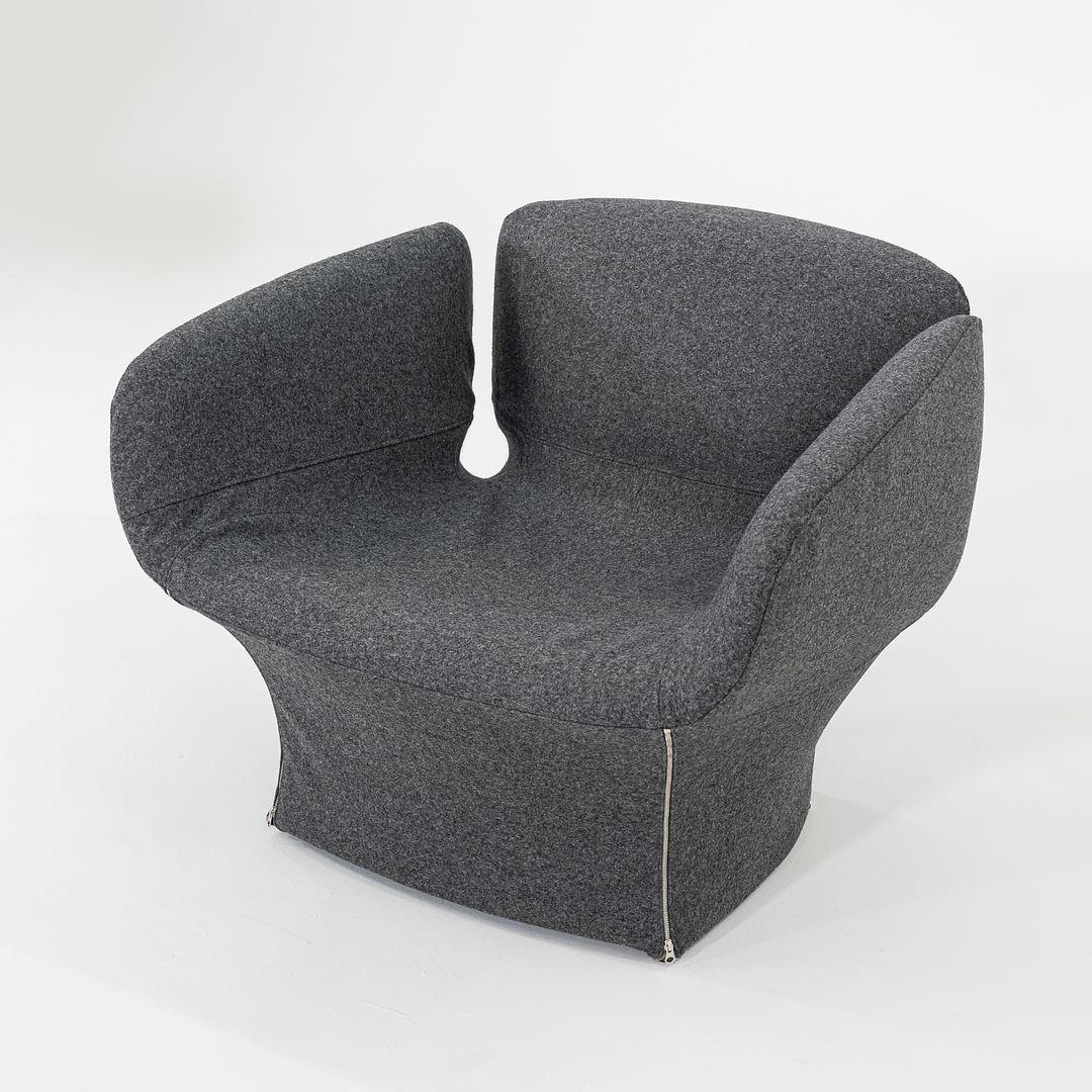 2023 Patricia Urquiola per Moroso Poltrona Bloomy in Matrix 912 Grigio in vendita 3