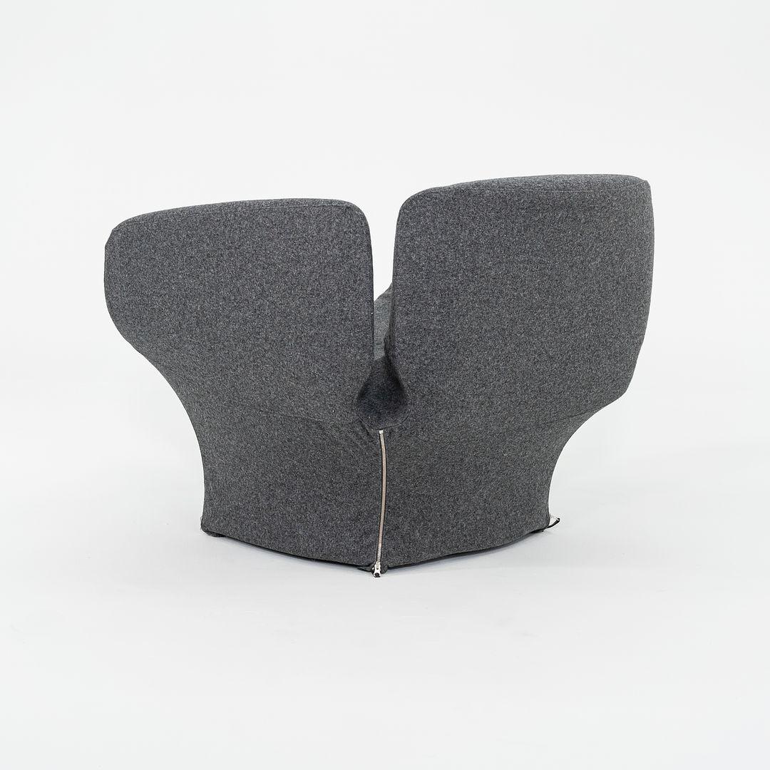 2023 Patricia Urquiola per Moroso Poltrona Bloomy in Matrix 912 Grigio in vendita 4