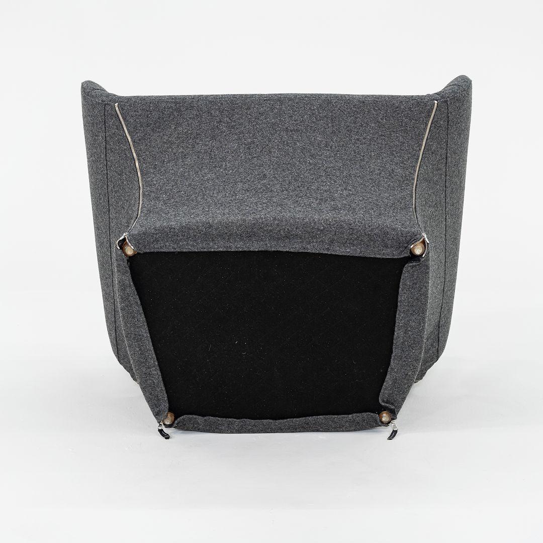 Moderno 2023 Patricia Urquiola per Moroso Poltrona Bloomy in Matrix 912 Grigio in vendita