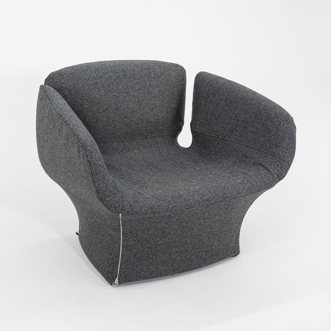 2023 Patricia Urquiola per Moroso Poltrona Bloomy in Matrix 912 Grigio in vendita 1
