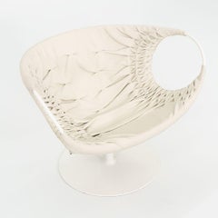 2023 Patricia Urquiola para Sillón giratorio Moroso Smock en piel