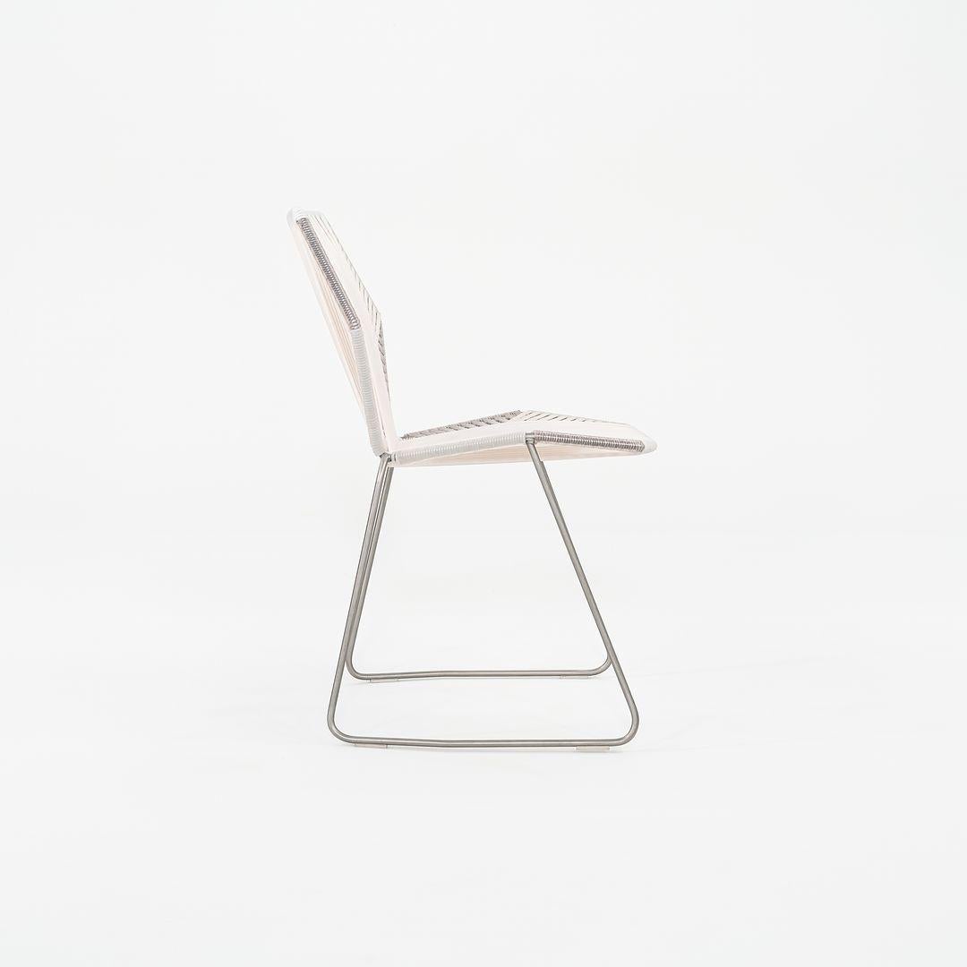 Modern 2023 Patricia Urquiola for Moroso Tropicalia Side Dining Chair in White Quartz For Sale