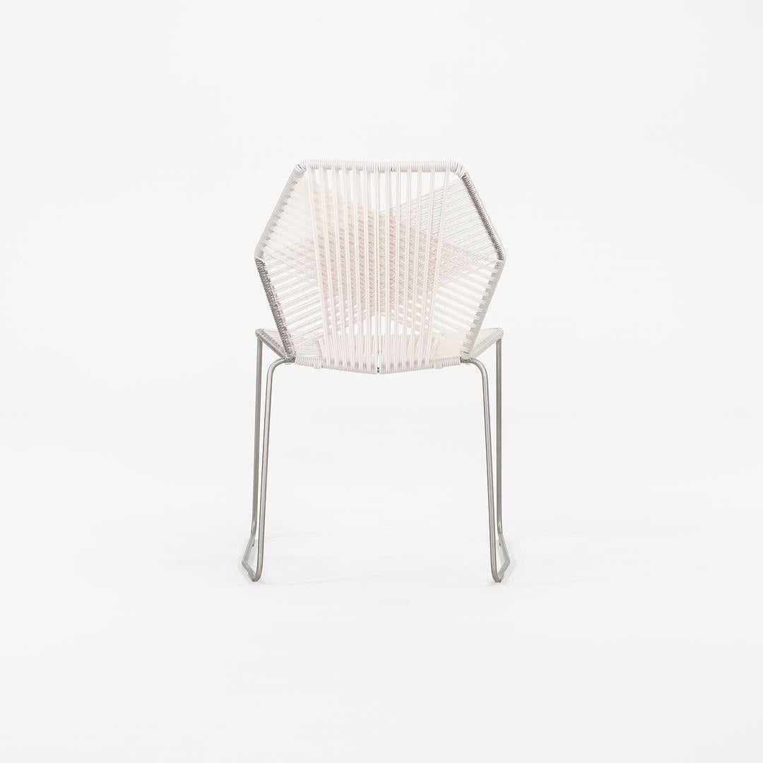 2023 Patricia Urquiola for Moroso Tropicalia Side Dining Chair in White Quartz In Excellent Condition For Sale In Philadelphia, PA