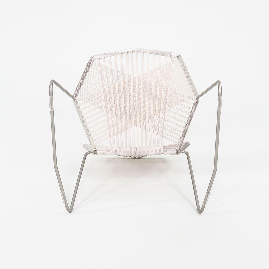 Contemporary 2023 Patricia Urquiola for Moroso Tropicalia Side Dining Chair in White Quartz For Sale