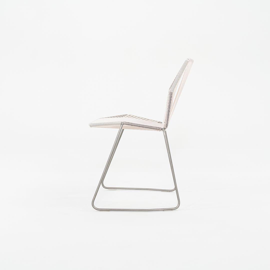 2023 Patricia Urquiola for Moroso Tropicalia Side Dining Chair in White Quartz For Sale 1