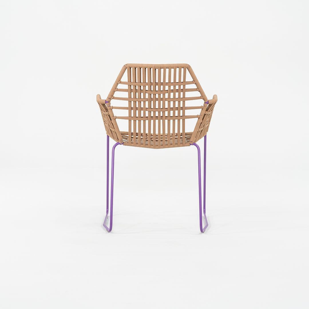 2023 Patricia Urquiola Moroso Tropicalia Esszimmerstuhl aus Kunstleder, 3x Avail (Moderne) im Angebot