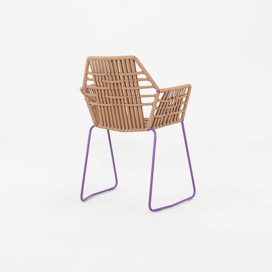 2023 Patricia Urquiola Moroso Tropicalia Esszimmerstuhl aus Kunstleder, 3x Avail im Zustand „Hervorragend“ im Angebot in Philadelphia, PA