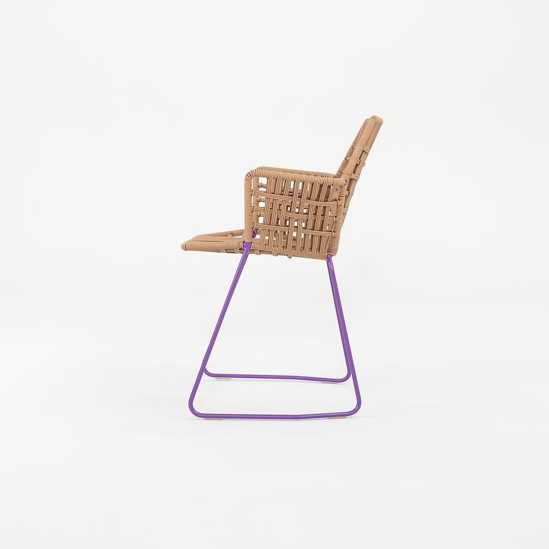 2023 Patricia Urquiola Moroso Tropicalia Esszimmerstuhl aus Kunstleder, 3x Avail im Angebot 1