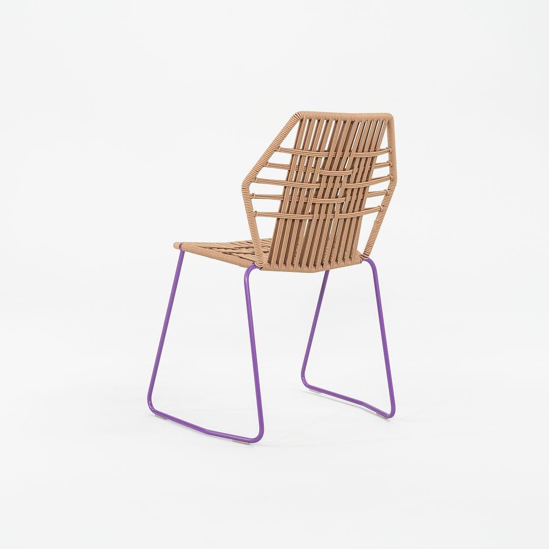 2023 Patricia Urquiola Silla auxiliar de comedor Moroso Tropicalia de piel artificial en Excelente estado para la venta en Philadelphia, PA