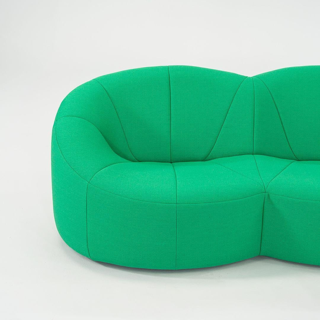 2023 Pierre Paulin para Ligne Roset Sofá / Settee grande de 3 plazas Calabaza Tela en venta