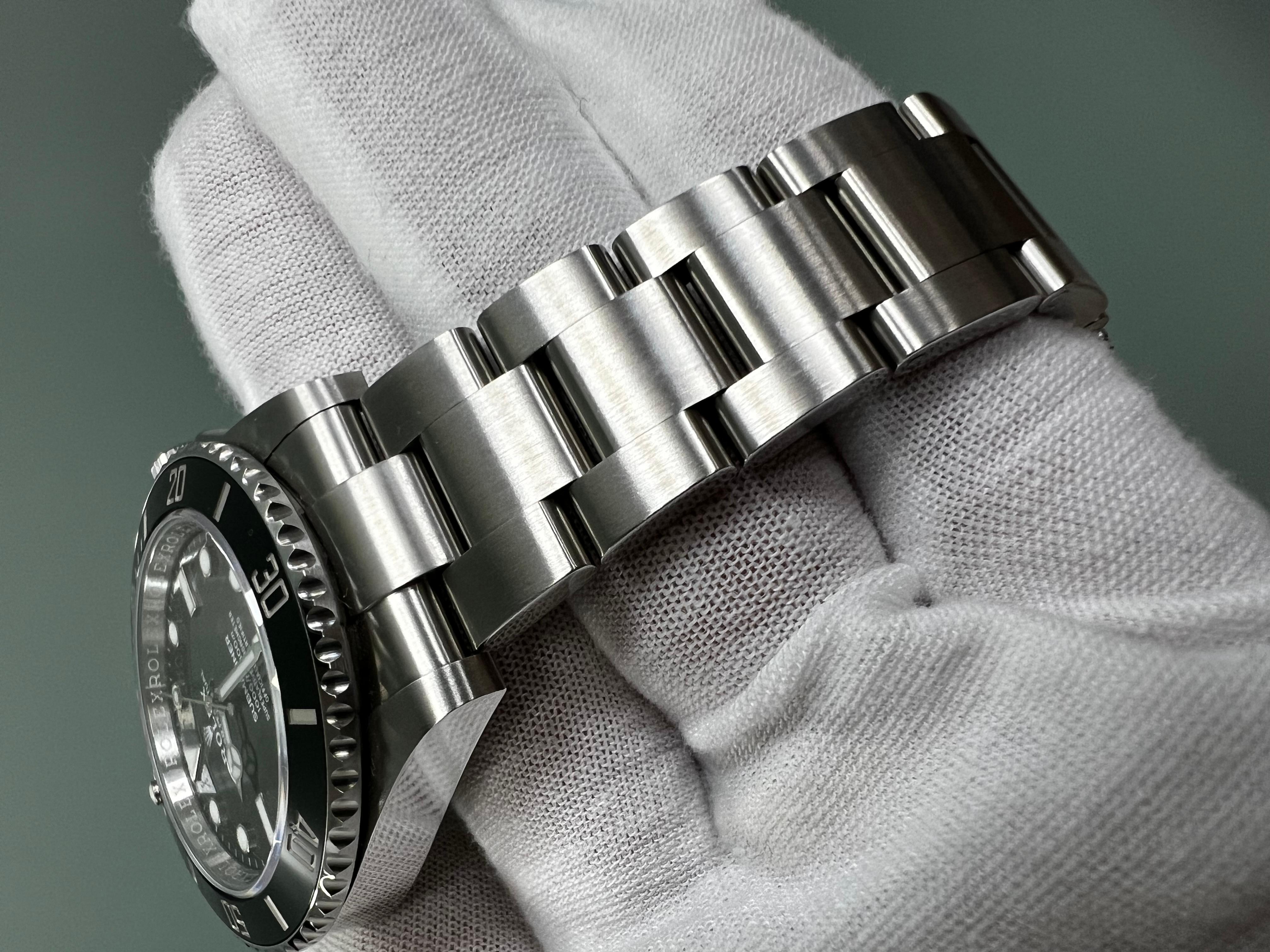 2023 Rolex 124060 Submariner 41mm Schwarz Keramik Edelstahl Box Papier 3