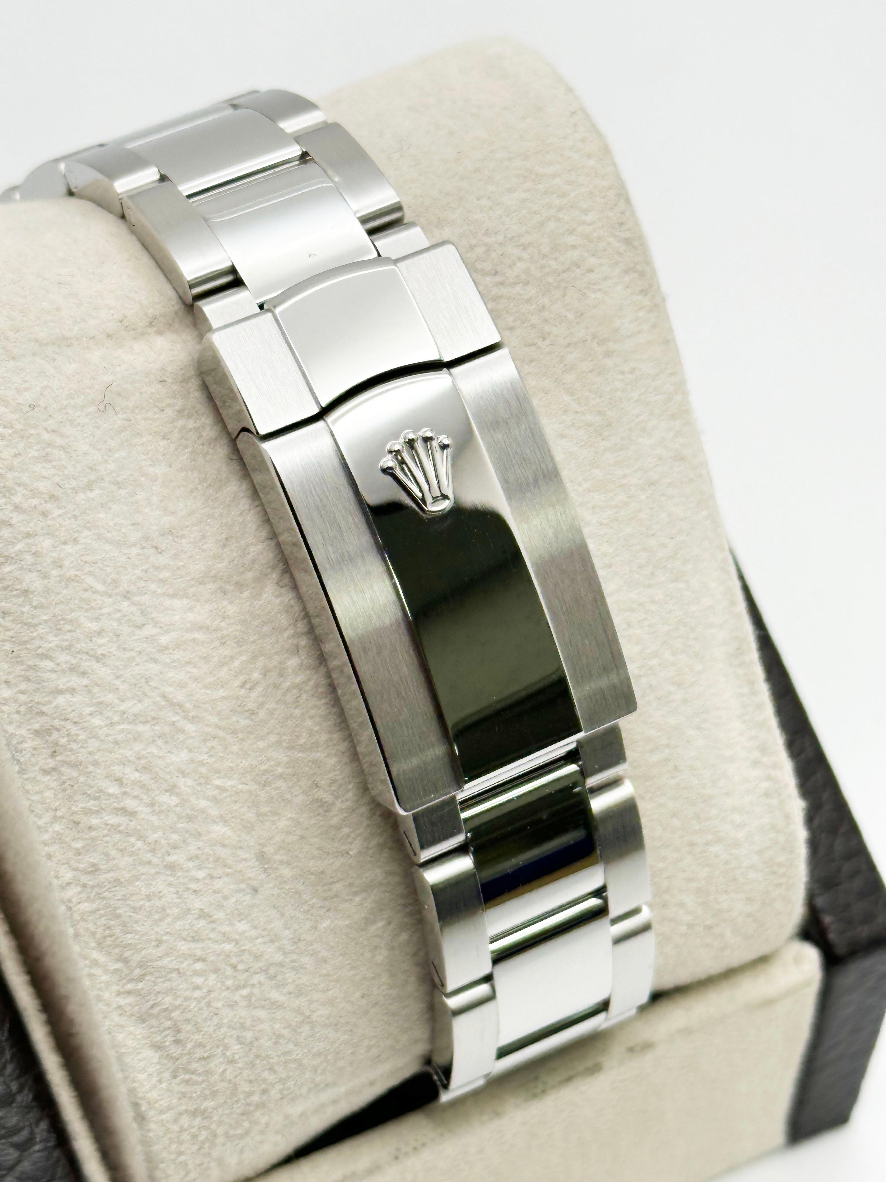 2023 Rolex 126334 Datejust 41 Mint Green Dial Stainless Steel Box Paper For Sale 3