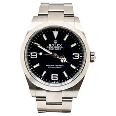2023 Rolex 224270 Explorer 40mm Quadrante Nero Acciaio Inox Carta Scatola