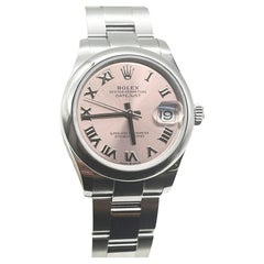 2023 Rolex 278240 Midsize Datejust Pink Dial Stainless Steel Box Paper 31mm