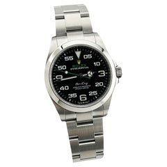 2023 Rolex Air King 126900 40mm Black Dial Stainless Steel Box Paper