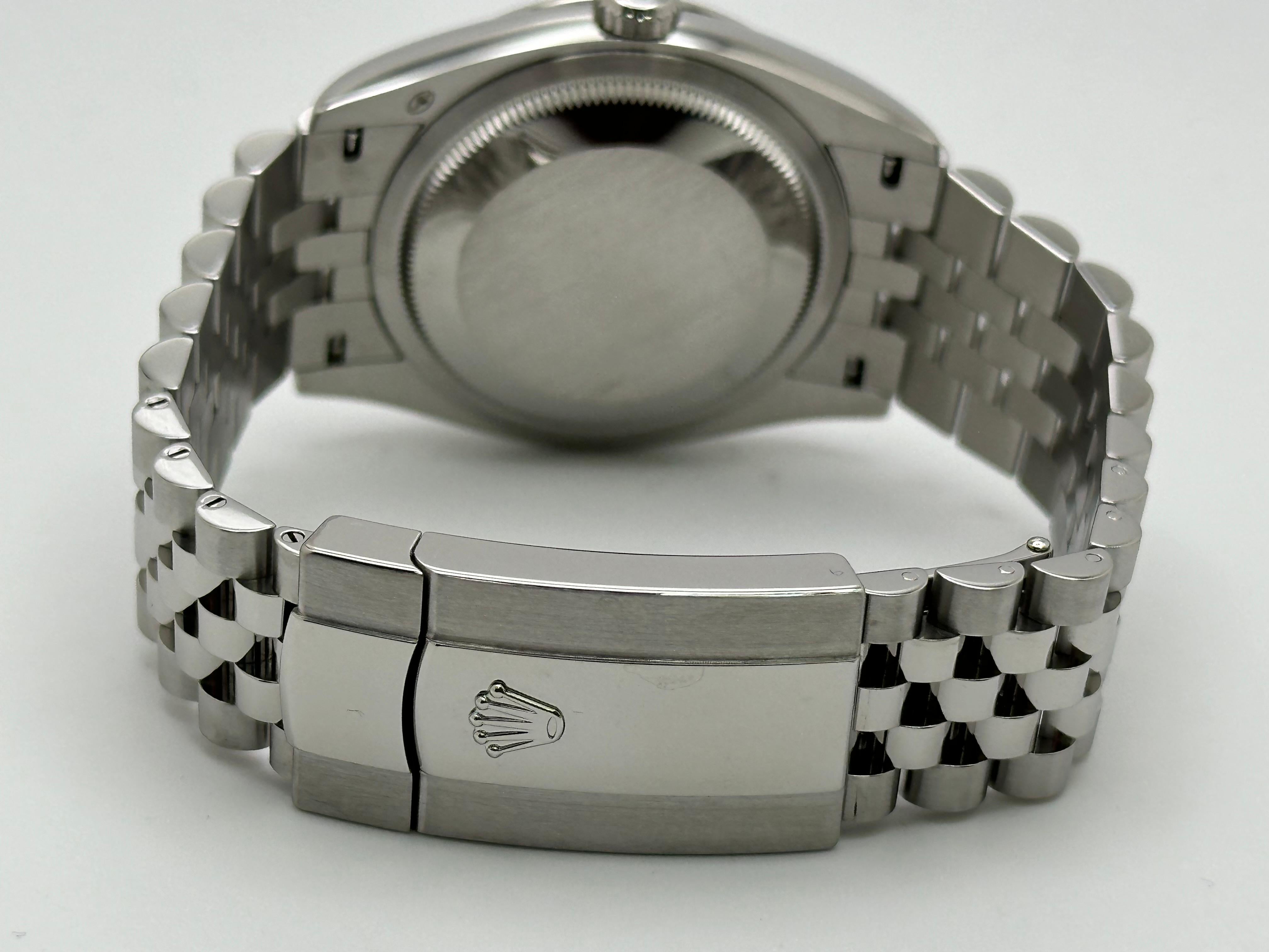 Rolex Datejust 126234 36mm Grünes Palmenmotiv Zifferblatt Edelstahl Box Papier 2023 3