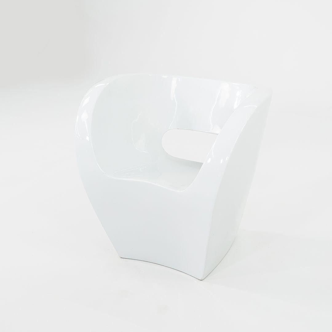 2023 Ron Arad für Moroso Little Albert Weiß lackierter Lounge-Sessel, RAL9003 im Angebot 5