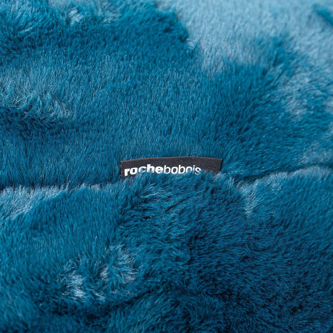 2023 Sacha Lakic per Roche Bobois Apexer Ottoman in Petrolio Blu in vendita 3