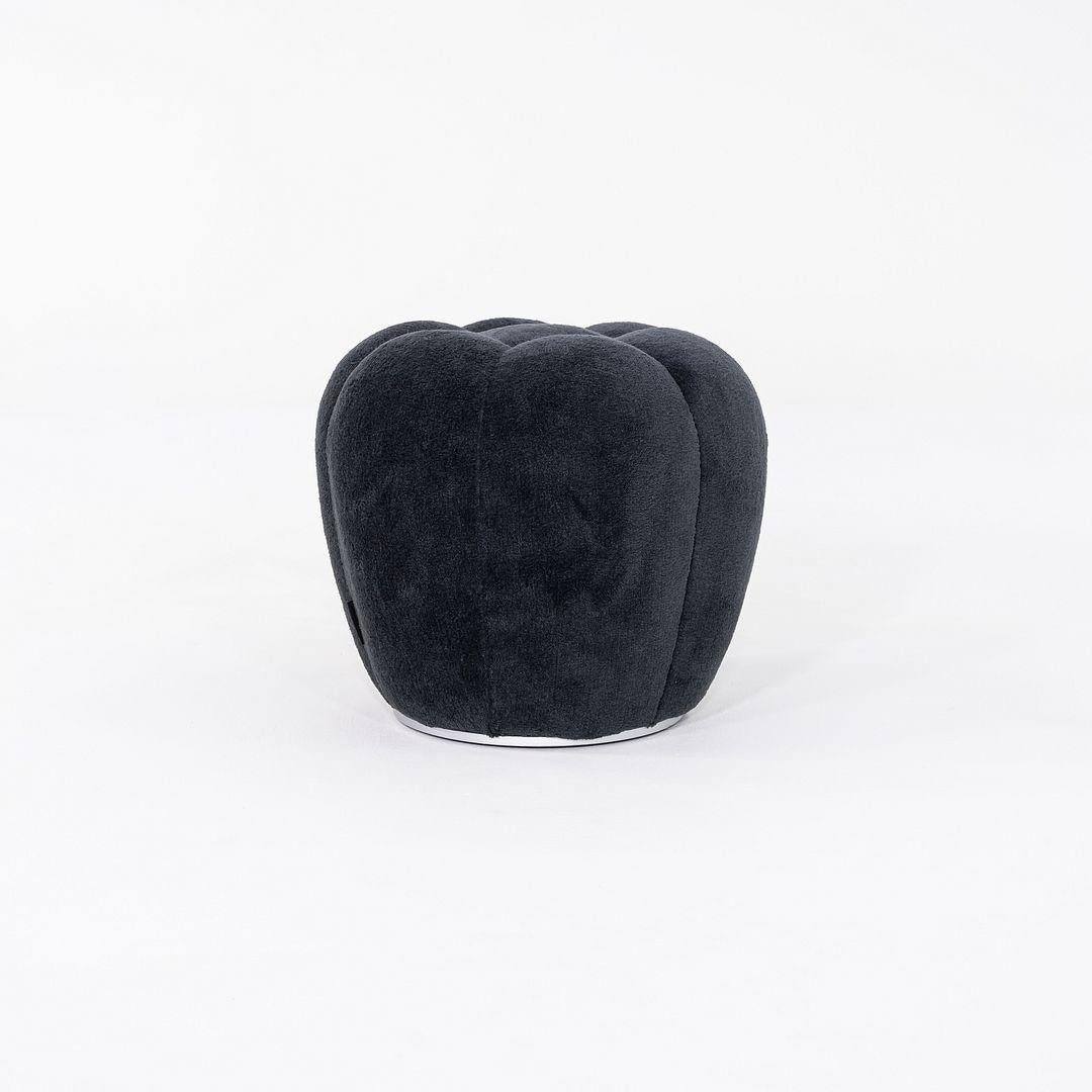 2023 Sacha Lakic for Roche Bobois Apex Ottoman in Tissu Calin Anthracite In Excellent Condition For Sale In Philadelphia, PA