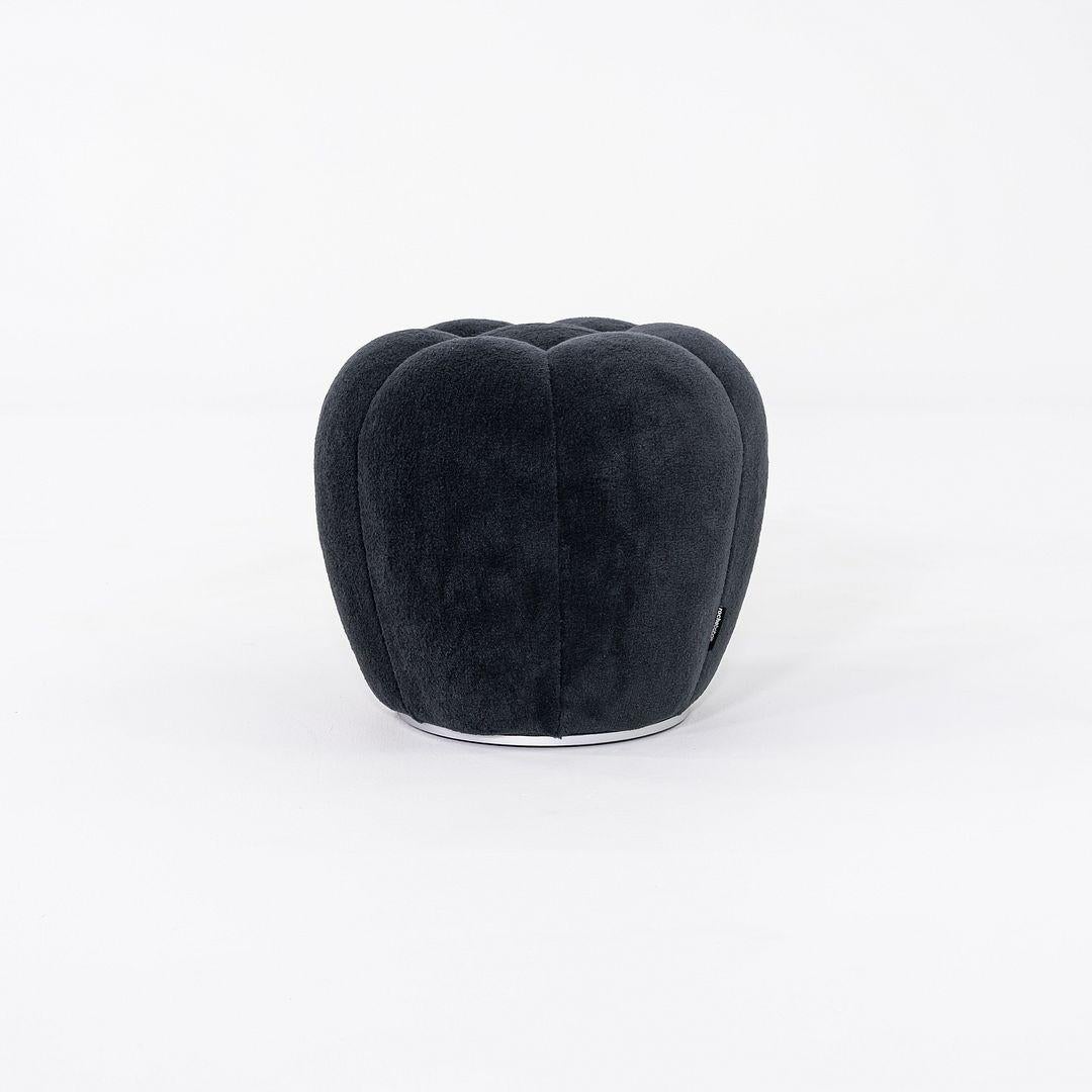 Contemporary 2023 Sacha Lakic for Roche Bobois Apex Ottoman in Tissu Calin Anthracite For Sale