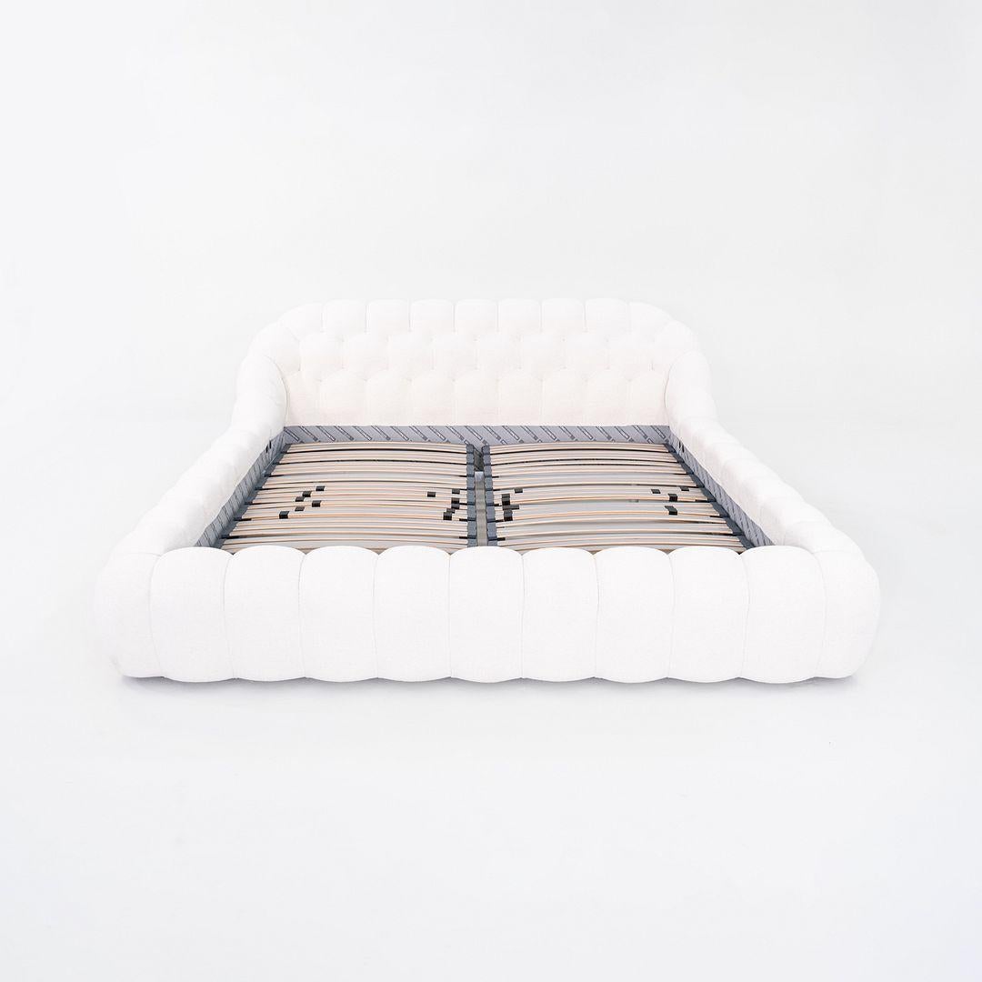 2023 Sacha Lakic for Roche Bobois King Size Bubble Bed in Tissue Orsetto Flex For Sale 3
