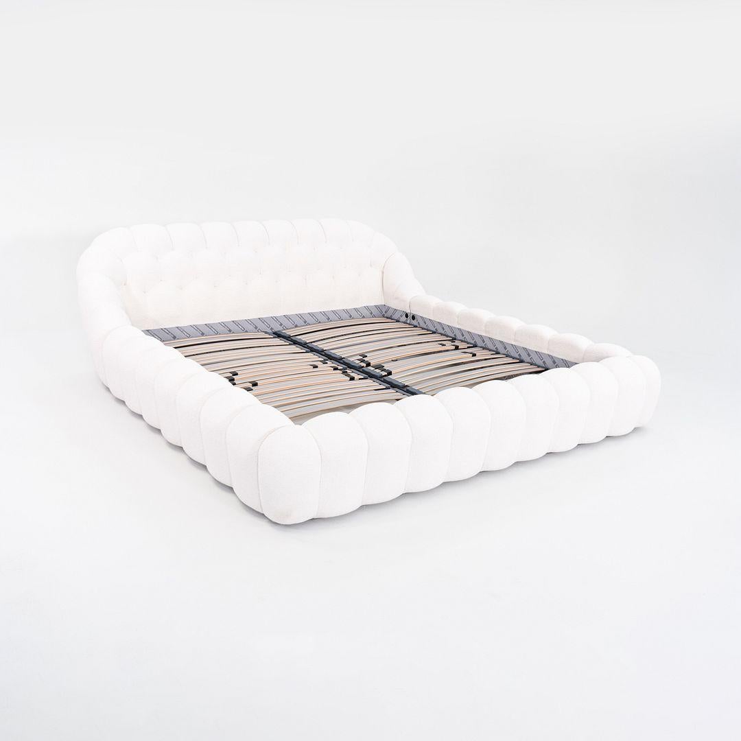 2023 Sacha Lakic for Roche Bobois King Size Bubble Bed in Tissue Orsetto Flex For Sale 4