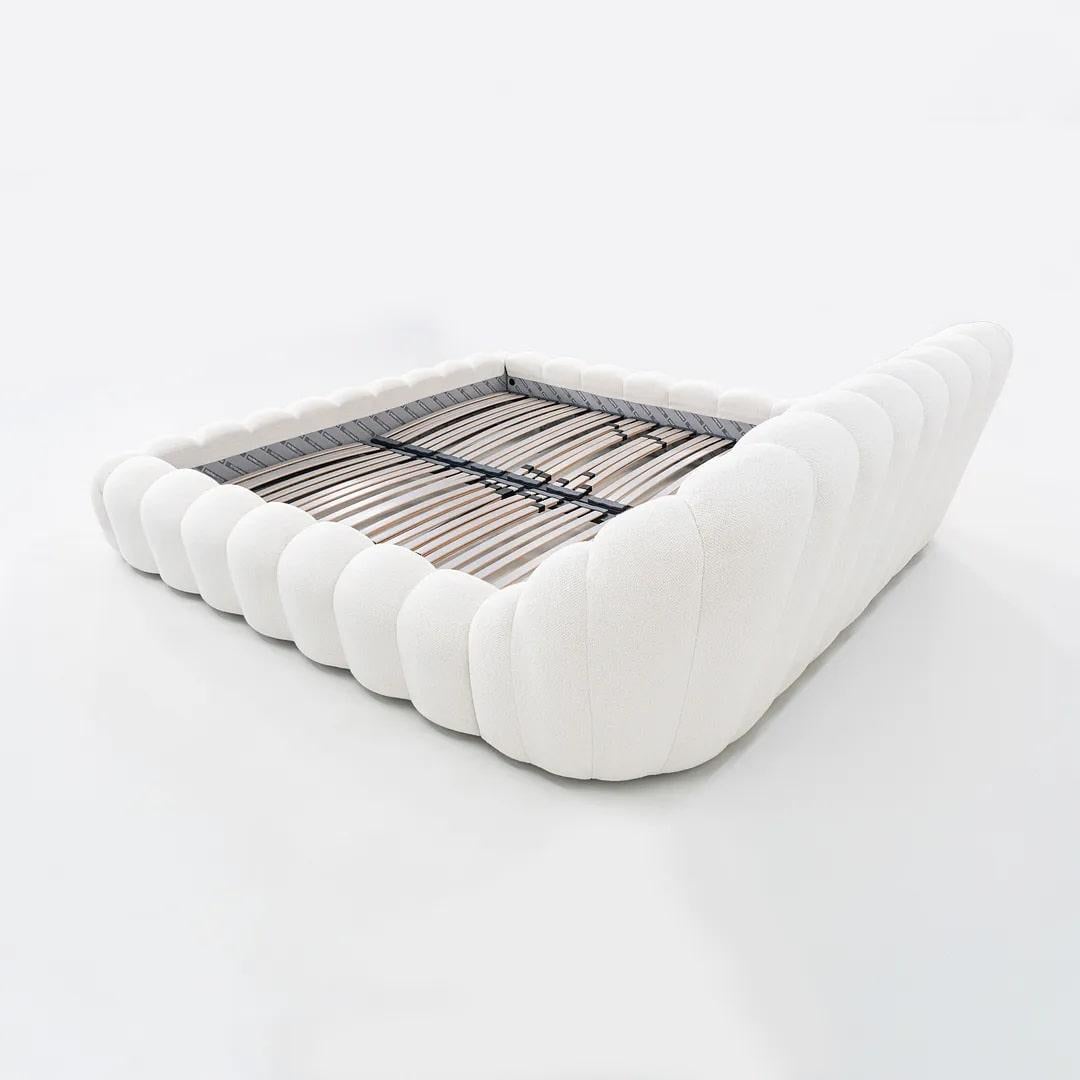 2023 Sacha Lakic for Roche Bobois King Size Bubble Bed in Tissue Orsetto Flex For Sale 5