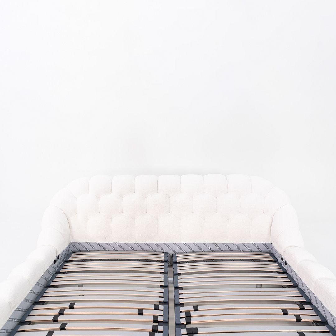 Modern 2023 Sacha Lakic for Roche Bobois King Size Bubble Bed in Tissue Orsetto Flex For Sale