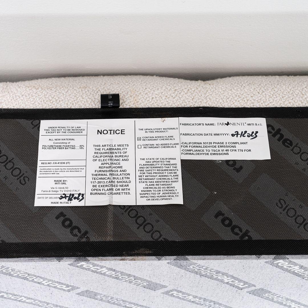 Contemporary 2023 Sacha Lakic for Roche Bobois King Size Bubble Bed in Tissue Orsetto Flex For Sale