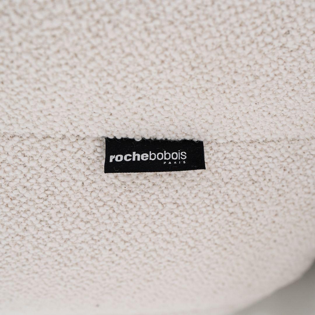 Wood 2023 Sacha Lakic for Roche Bobois King Size Bubble Bed in Tissue Orsetto Flex For Sale